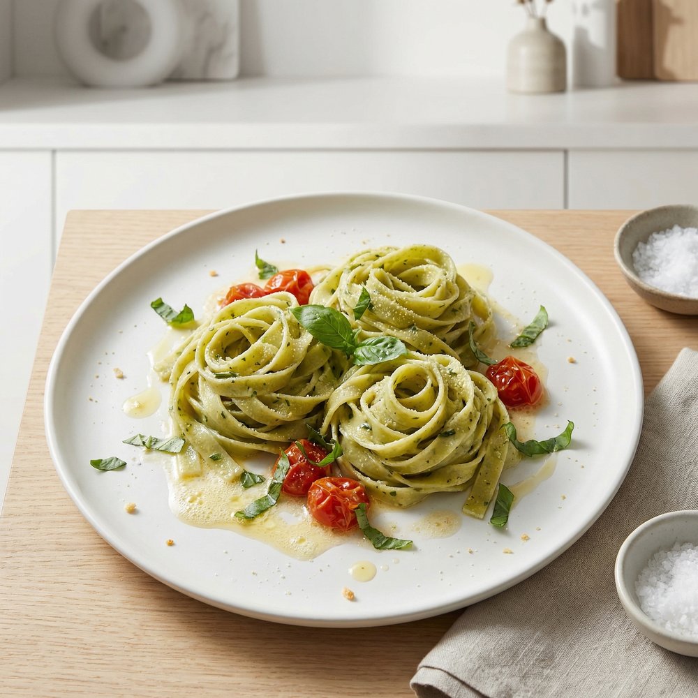 A Farewell to Basil Fettuccine
