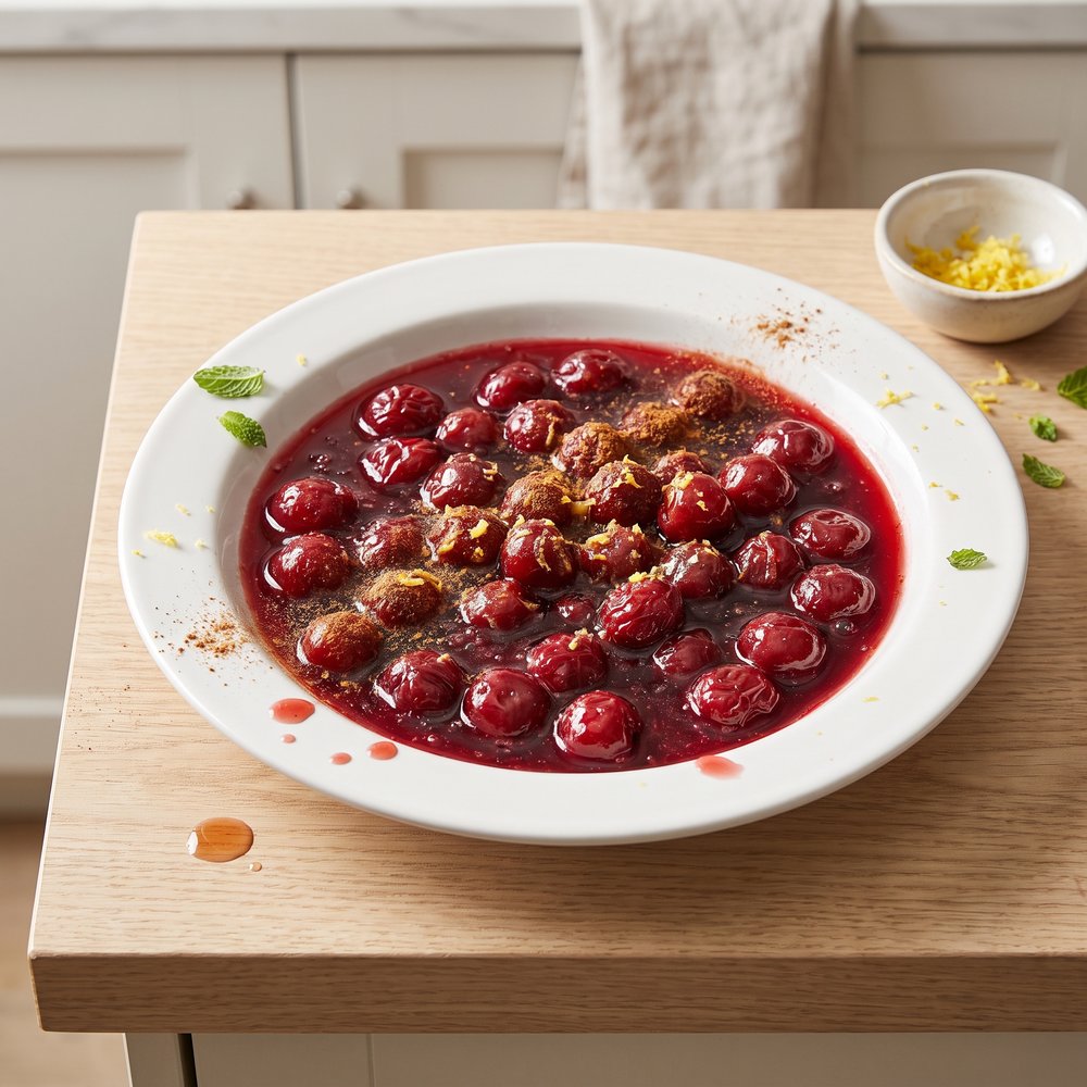 Fresh Cherry Compote