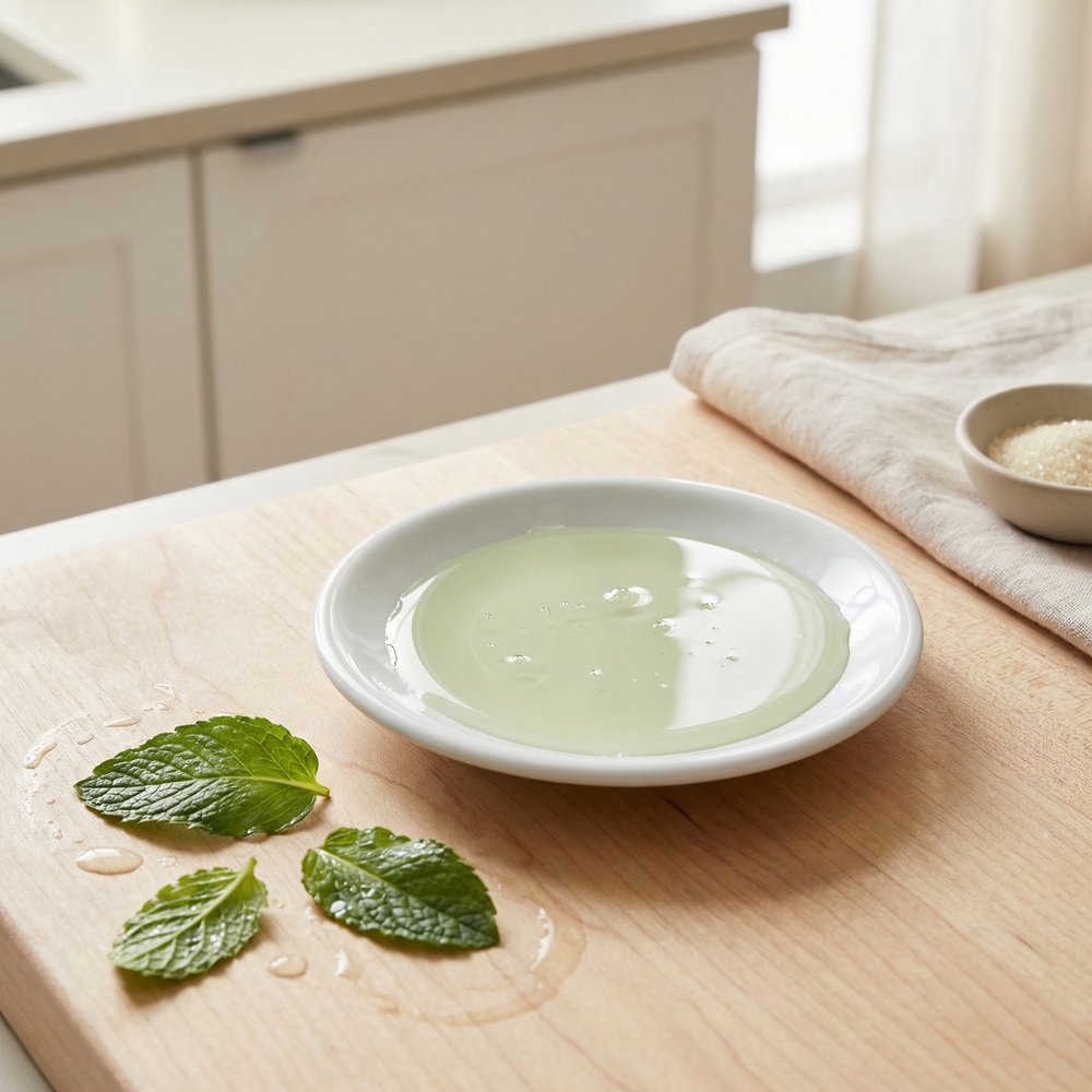 Fresh Mint Infused Simple Syrup