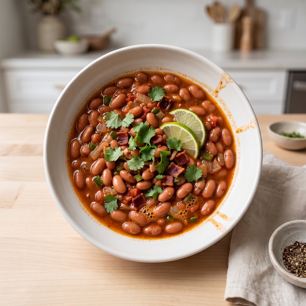 Frijoles Borrachos (Drunken Baked Beans)