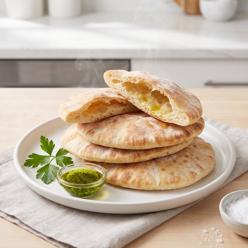 From-Scratch Pita Flatbreads