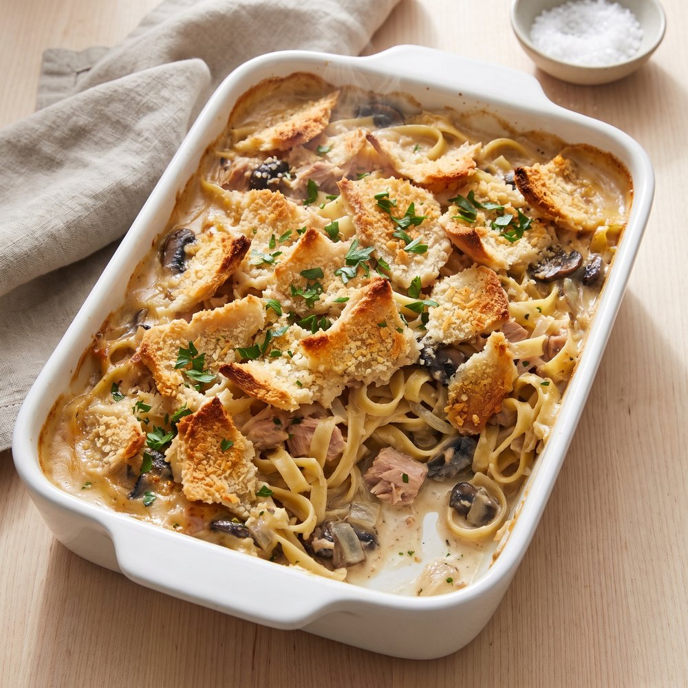 From-Scratch Tuna Noodle Casserole (Best Version)