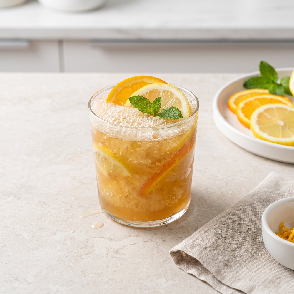 Frozen Brandy Tea Punch
