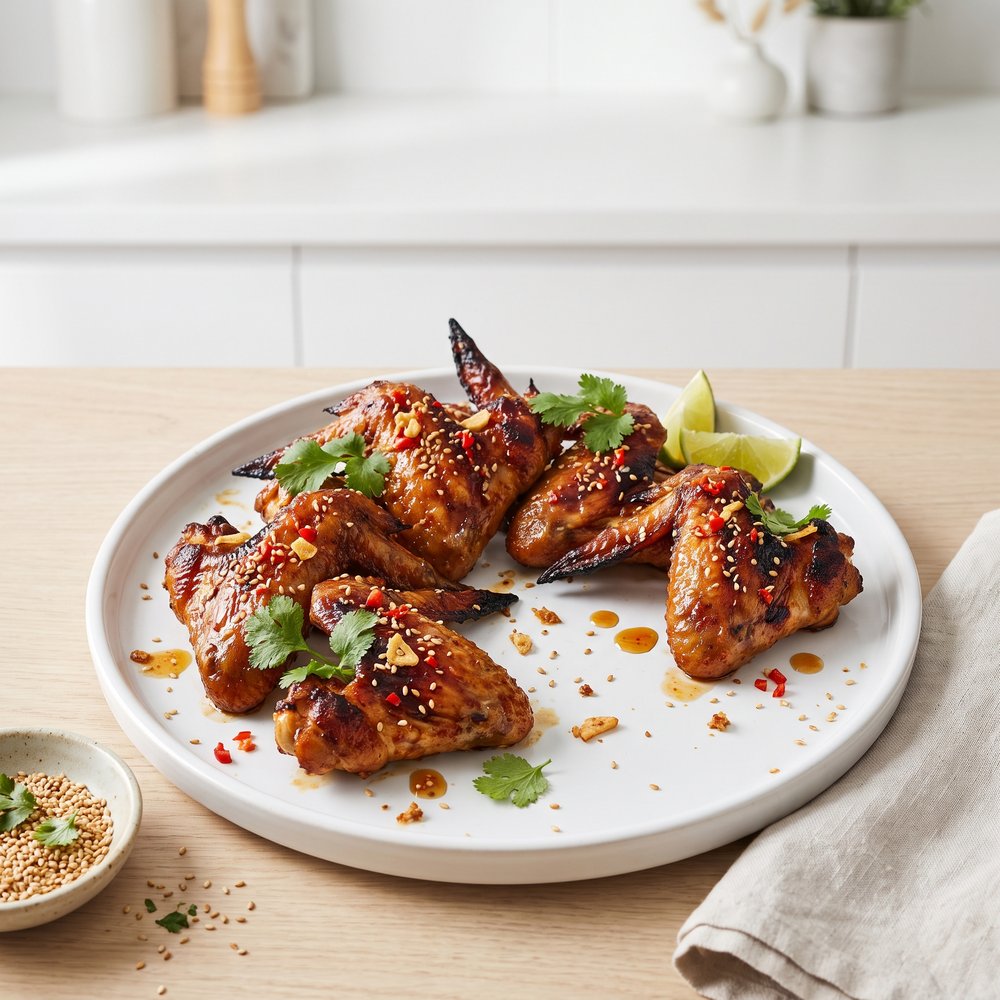 Fusion-Style Chicken Wings
