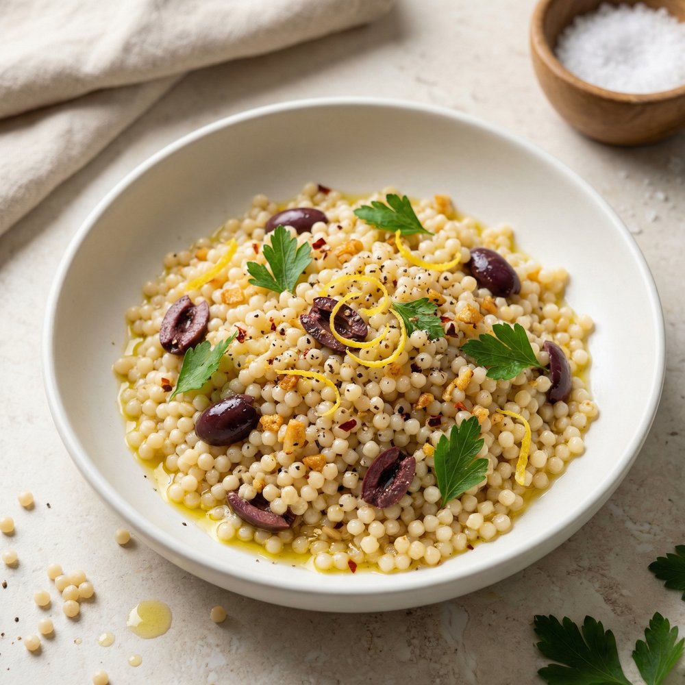 Olive-Studded Pasta Pearl Salad