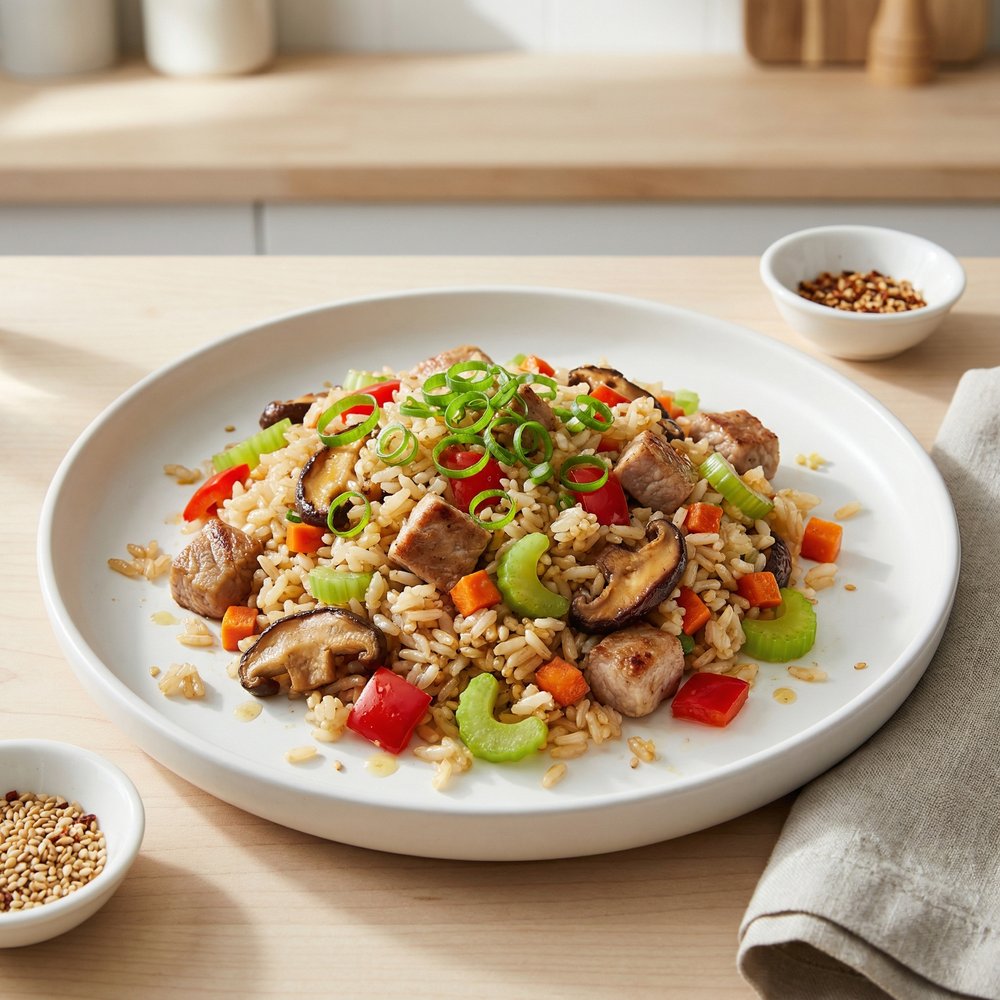Speedy Pork Fried Rice