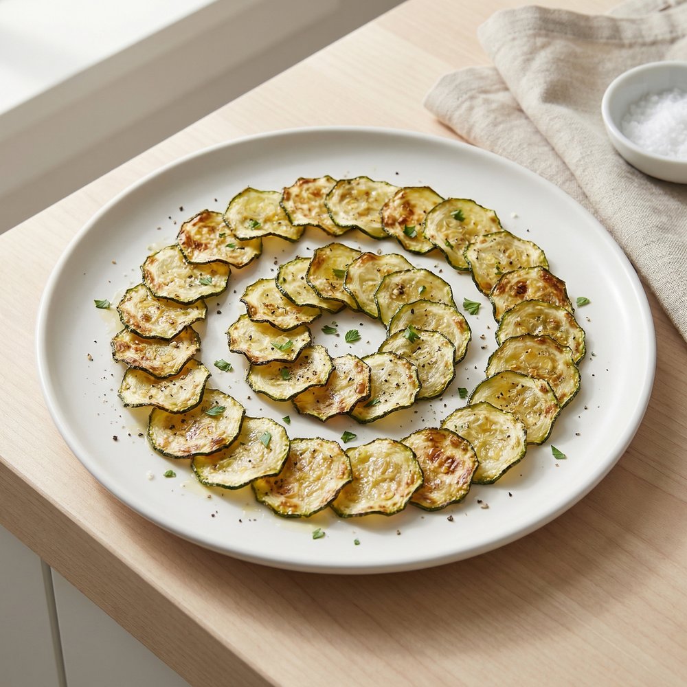 Easy Baked Zucchini Chips