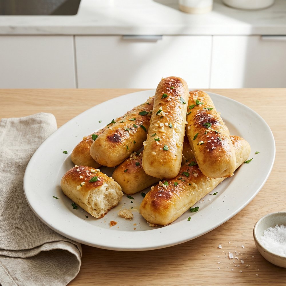 Kim’s Buttery Garlic Breadsticks