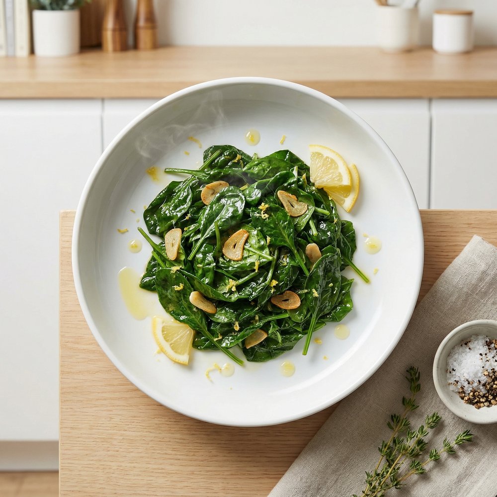 Garlic Spinach
