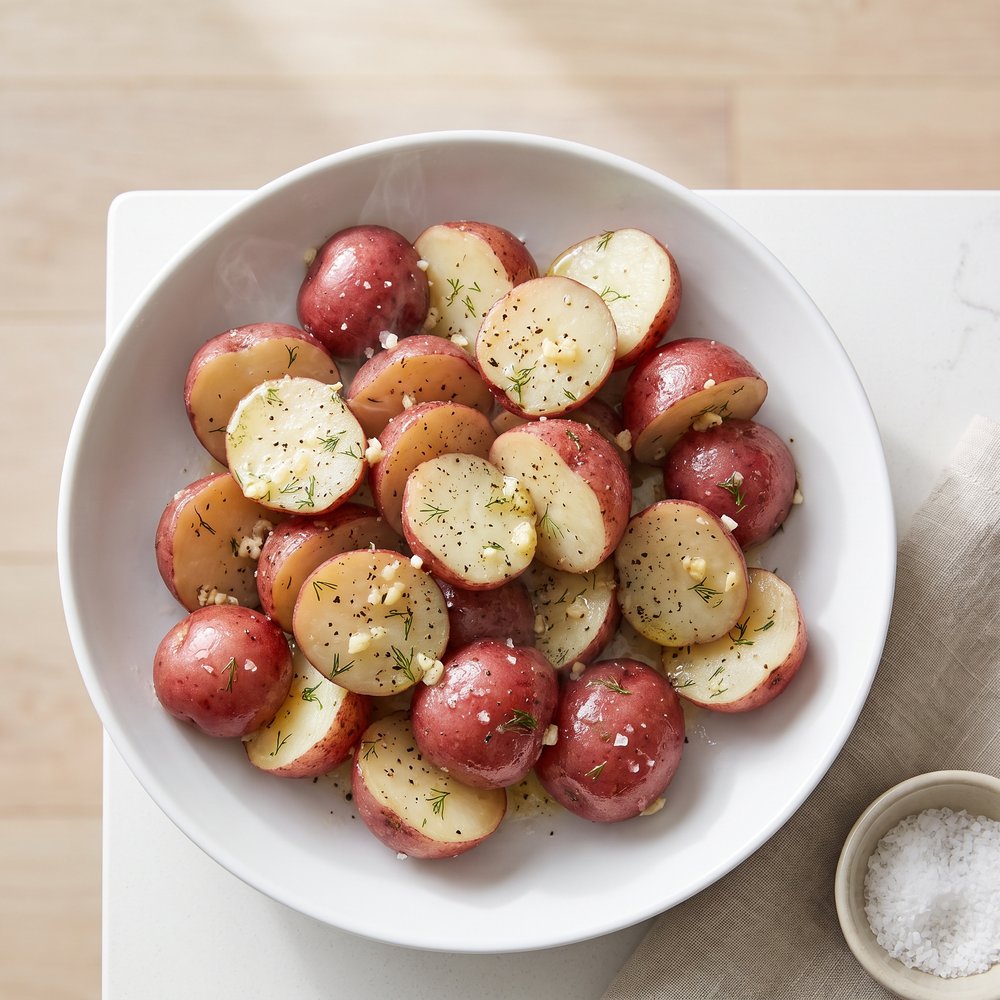 Garlic Dill New Potatoes