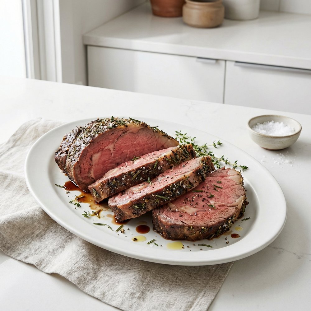 Ultimate Garlic-Herb Prime Rib Roast