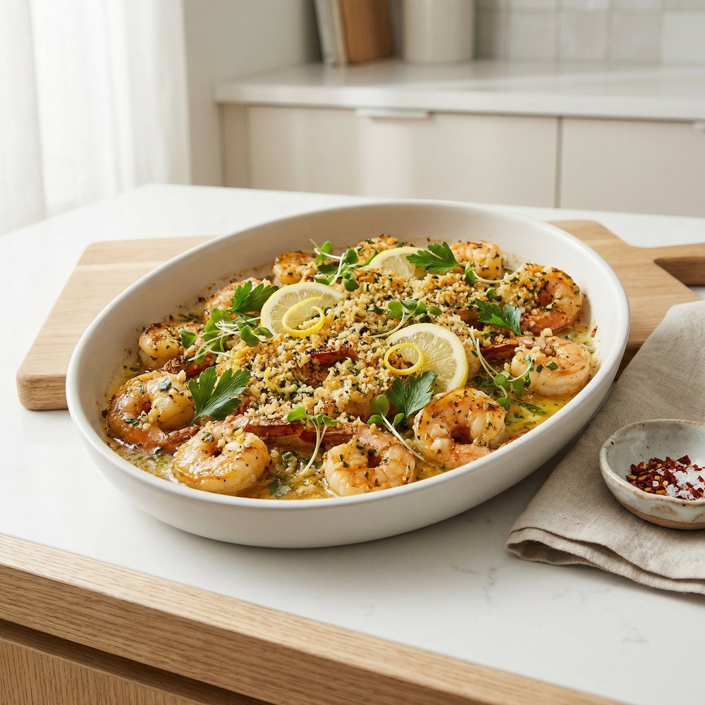 Baked Shrimp Scampi