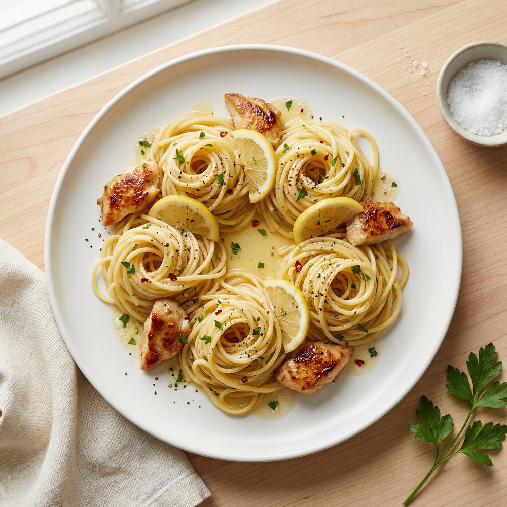 Chicken Scampi Pasta