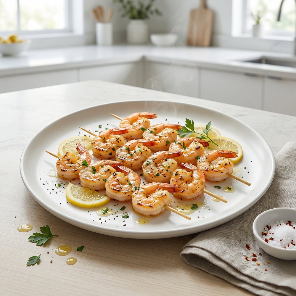 Garlic Shrimp Kabobs