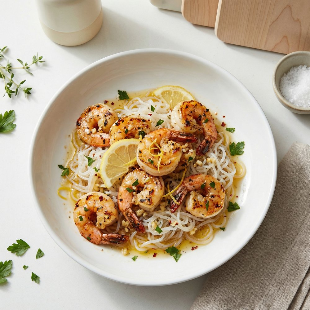 Keto Shrimp Scampi