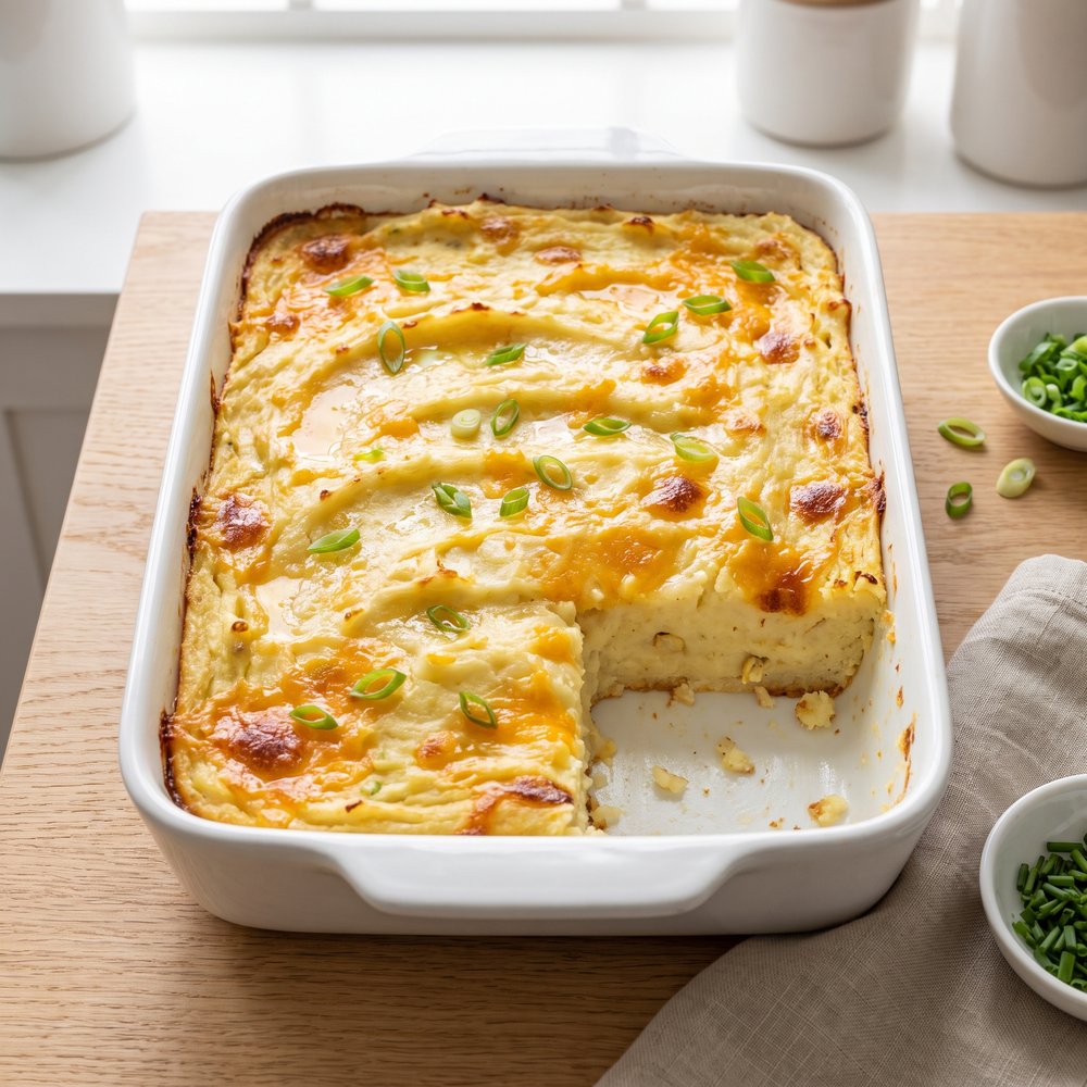 Garlic Mashed Potato Casserole