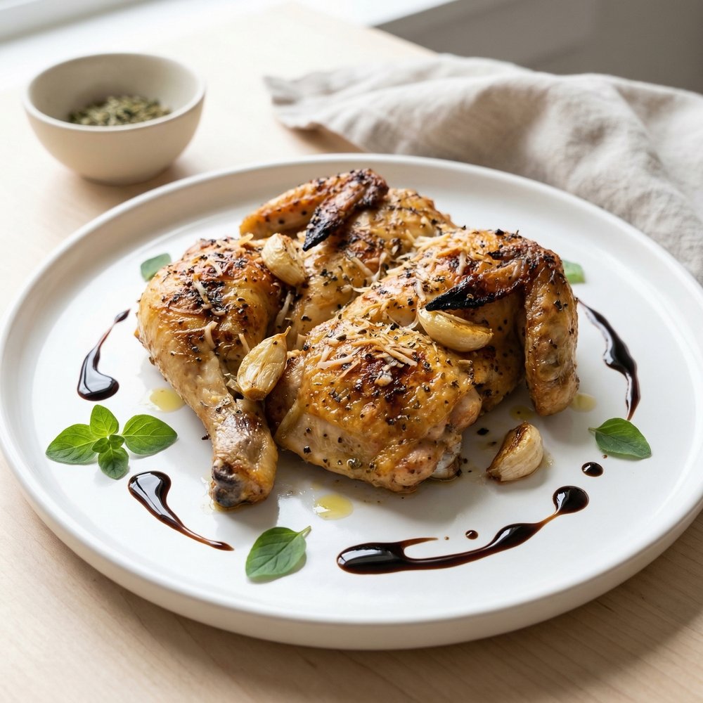 Belmont-Style Chicken Savoy Roast