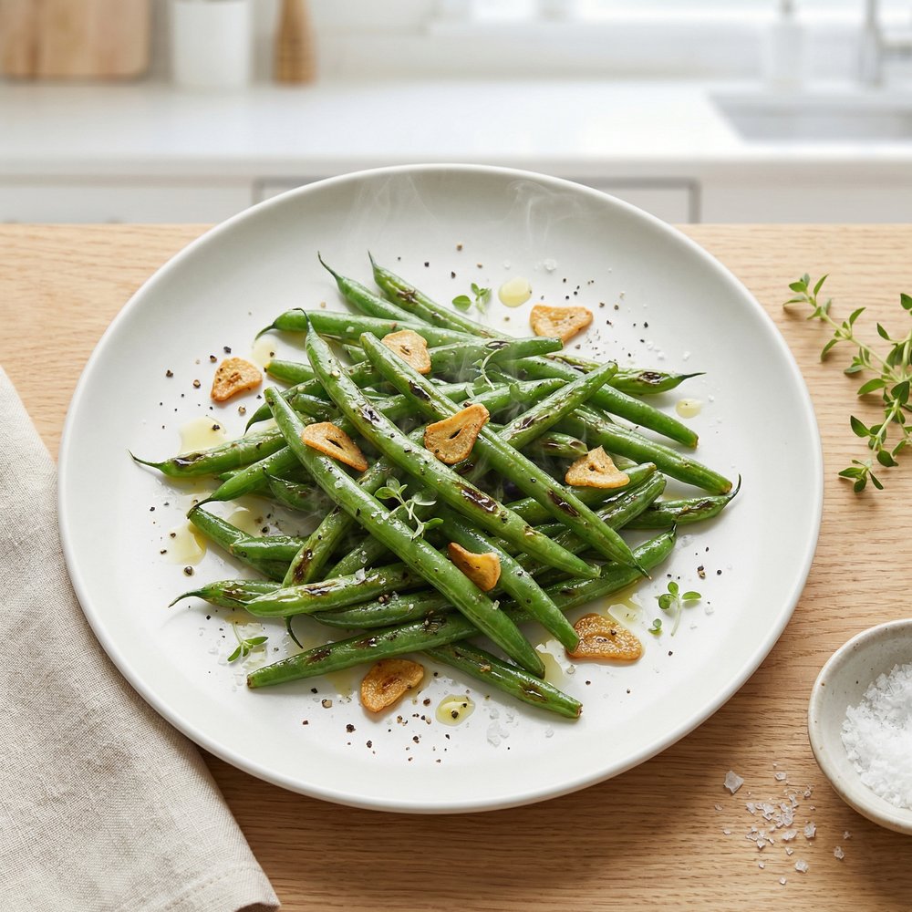 Pan Fried Green Beans