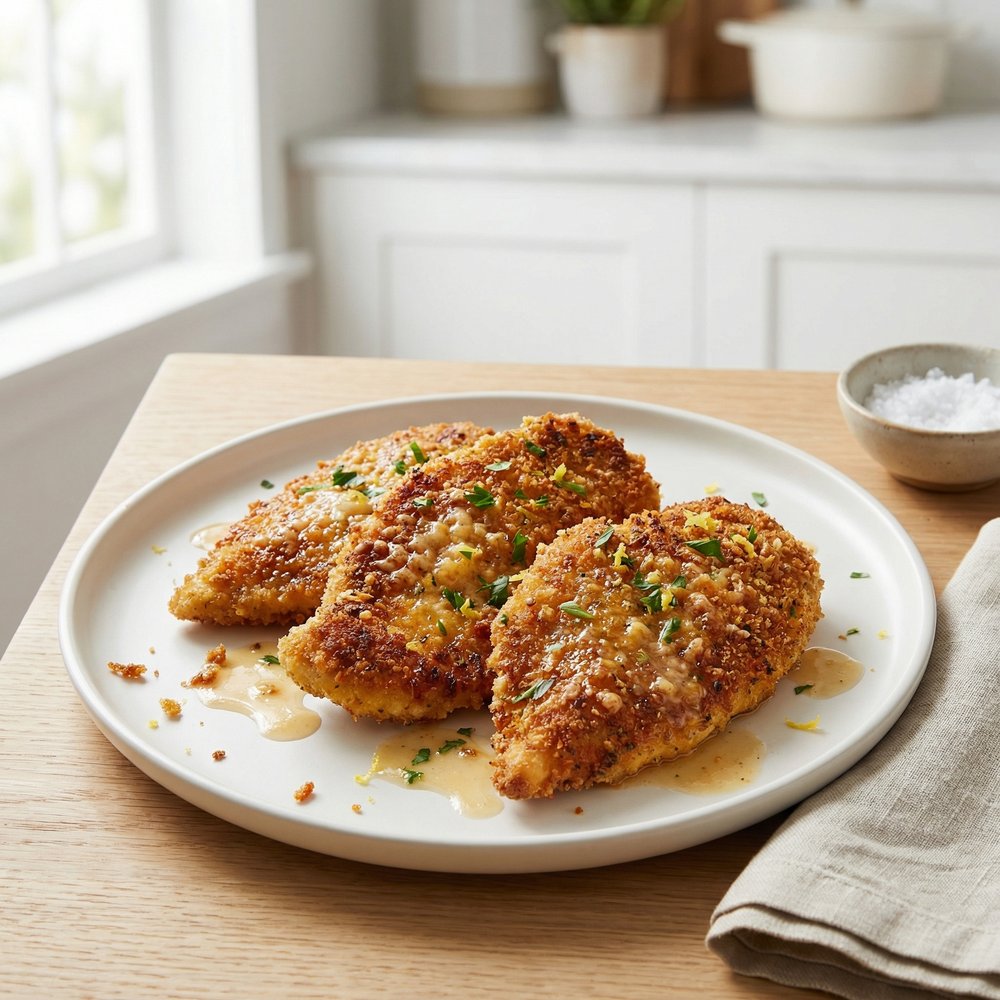 Oven Fried Parmesan Chicken