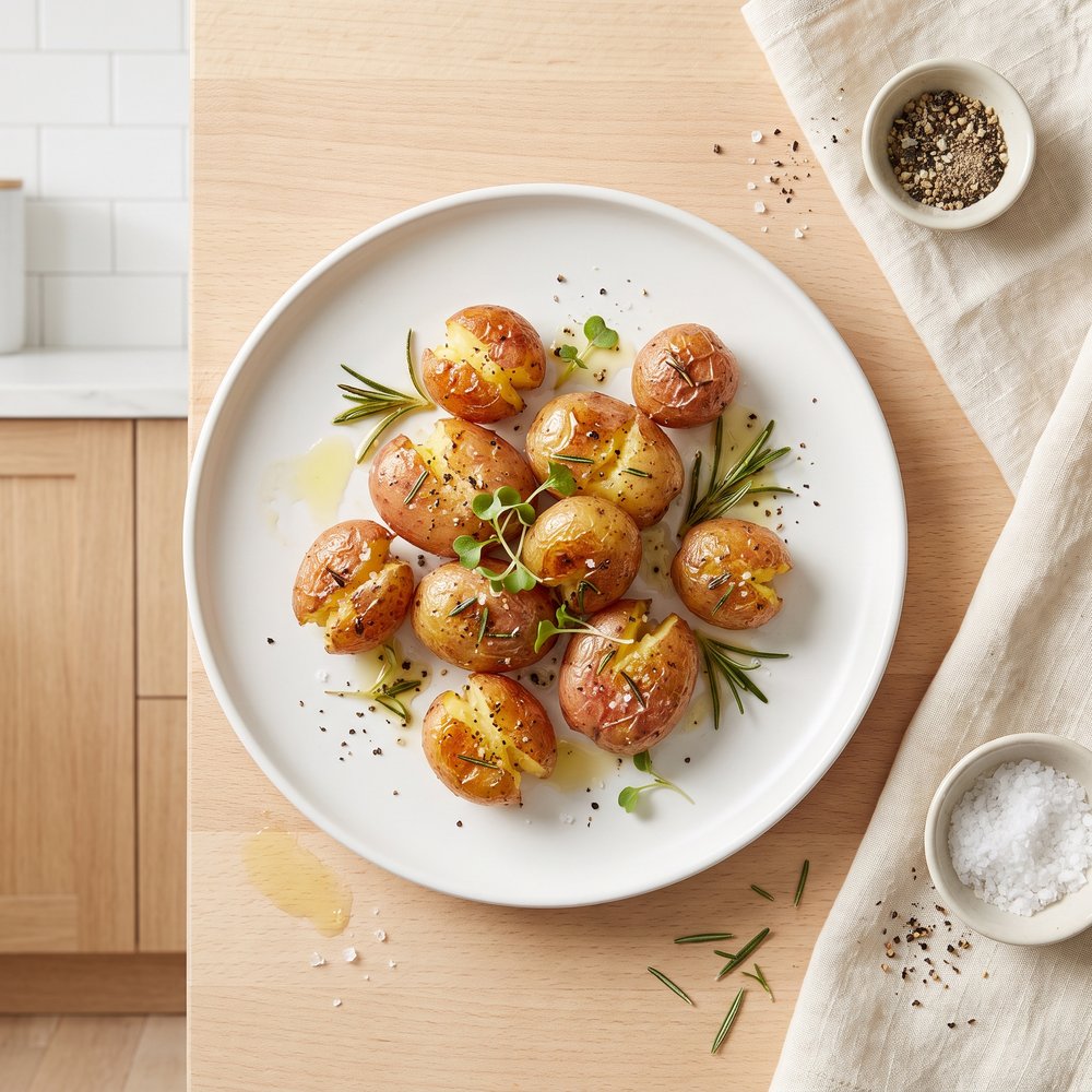 Garlic Rosemary Air Fryer Red Potatoes