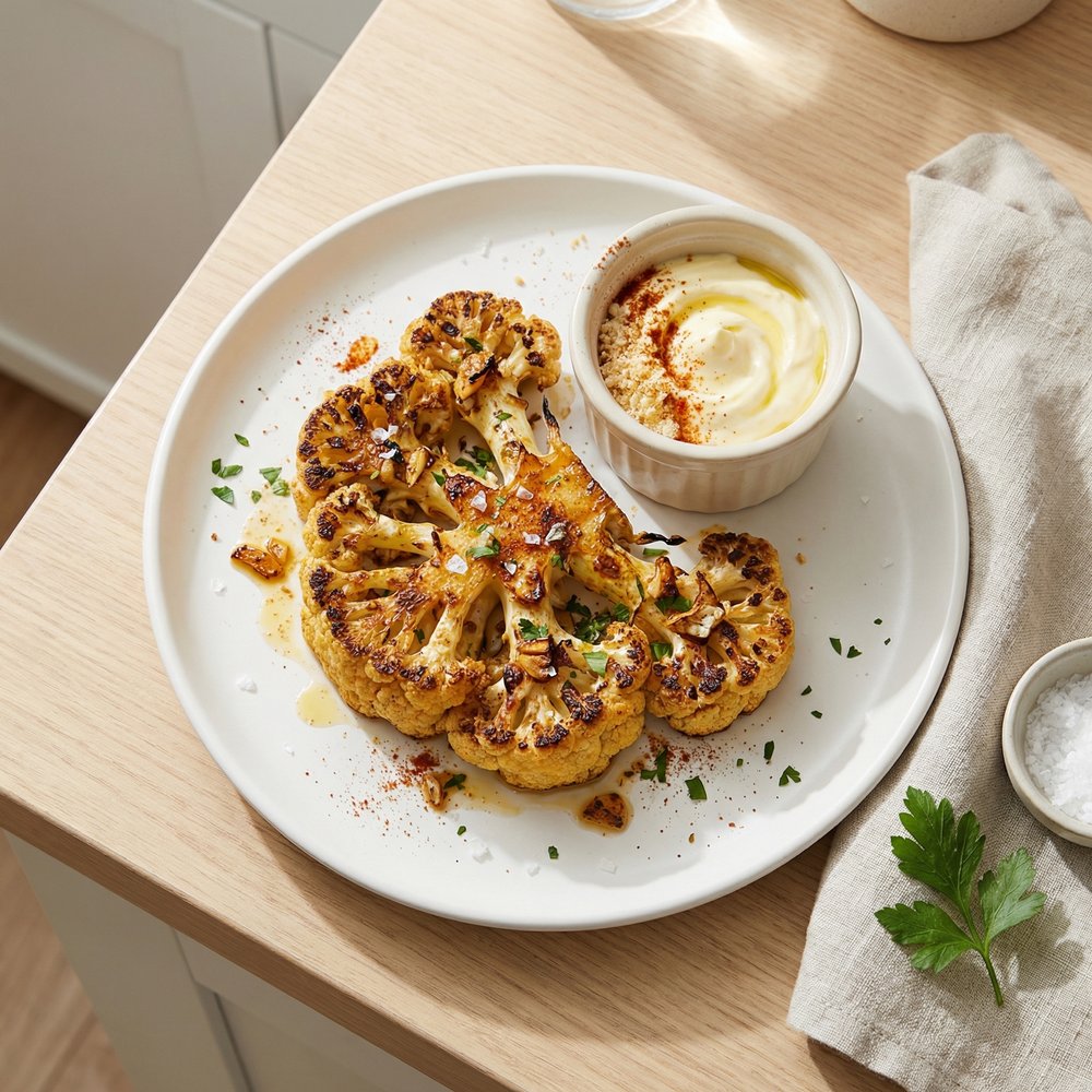 Crispy Air-Fried Cauliflower Florets