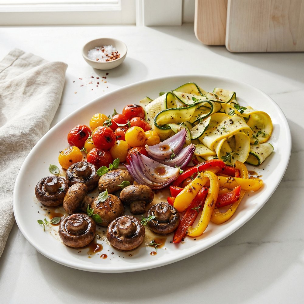 Citrus-Garlic Marinated Vegetables