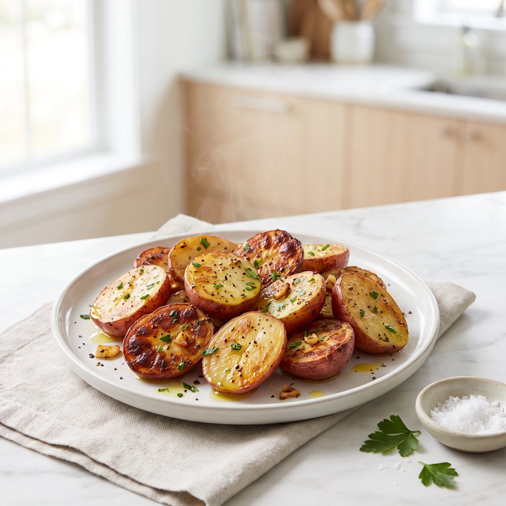 Garlic and Parsley Seasoned Potatoes