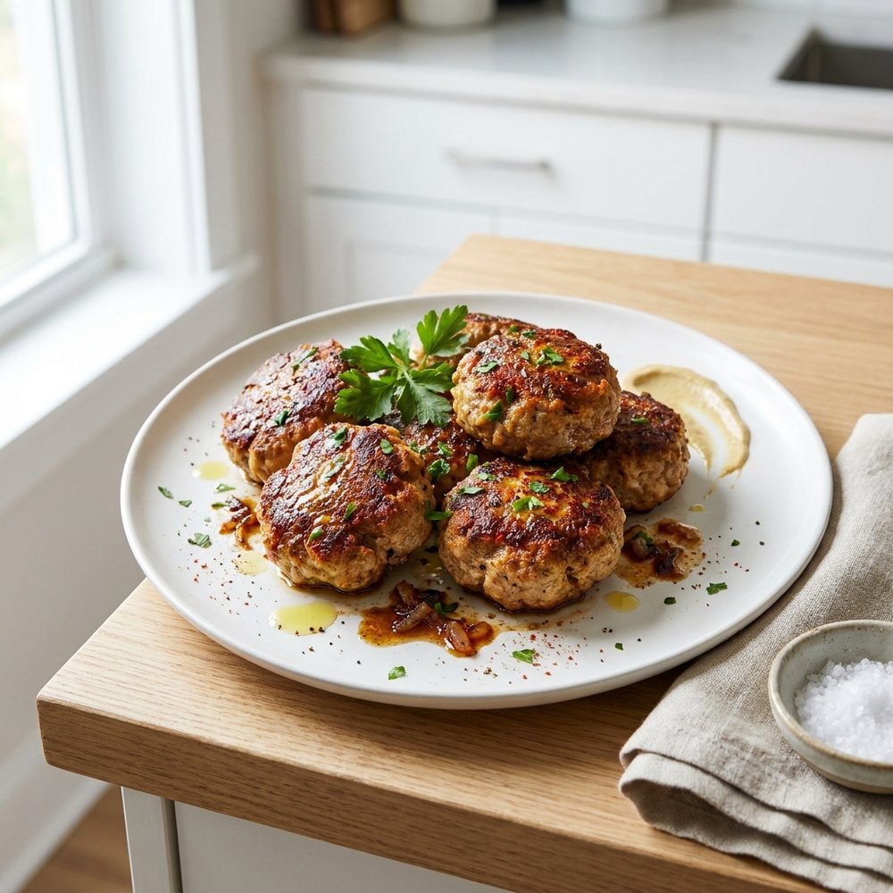 German-Style Frikadellen (Hamburger Patties)
