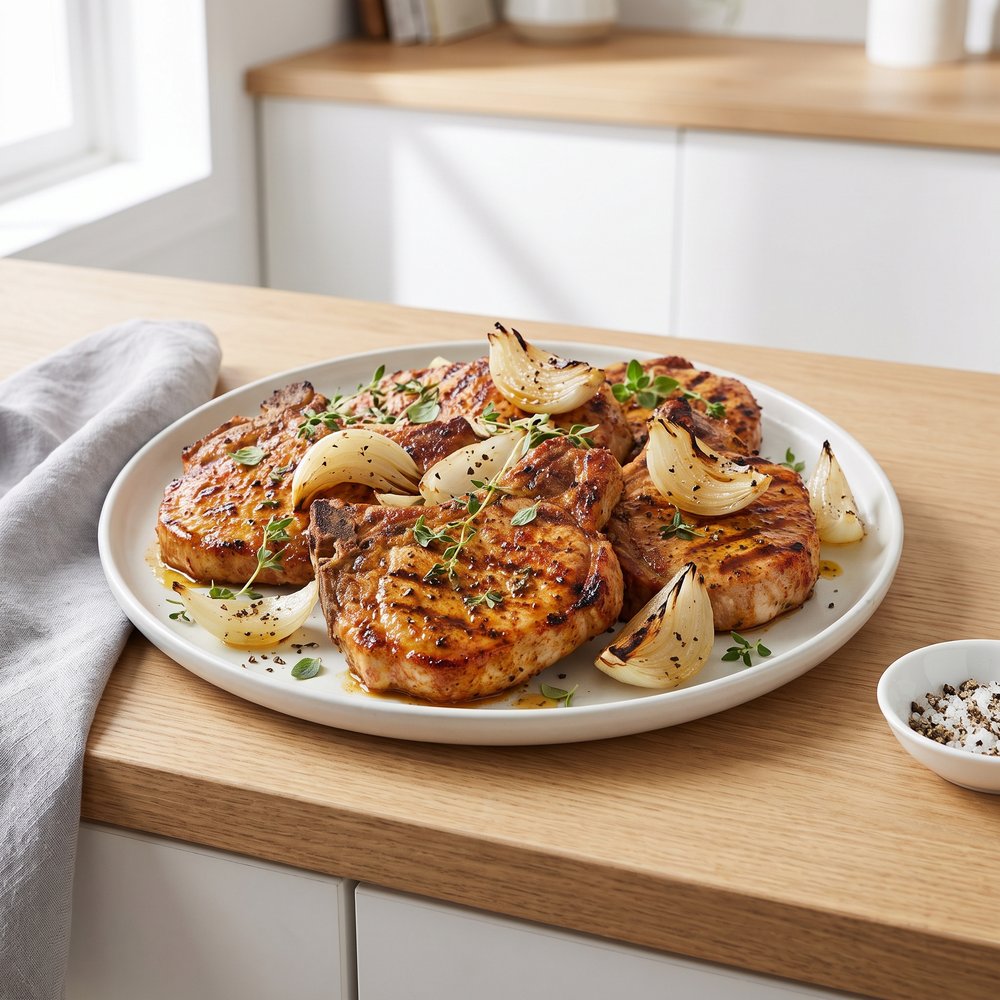 German-Style Schwenkbraten Pork Chops