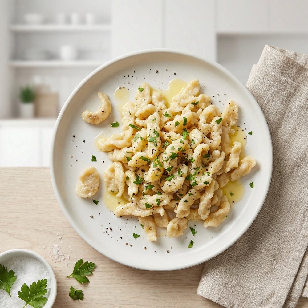 Simple Two-Ingredient Spätzle