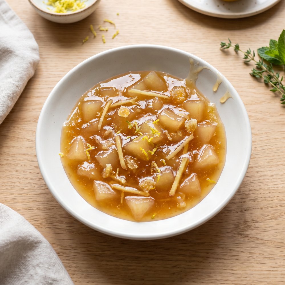 Ginger-Lemon Pear Preserves