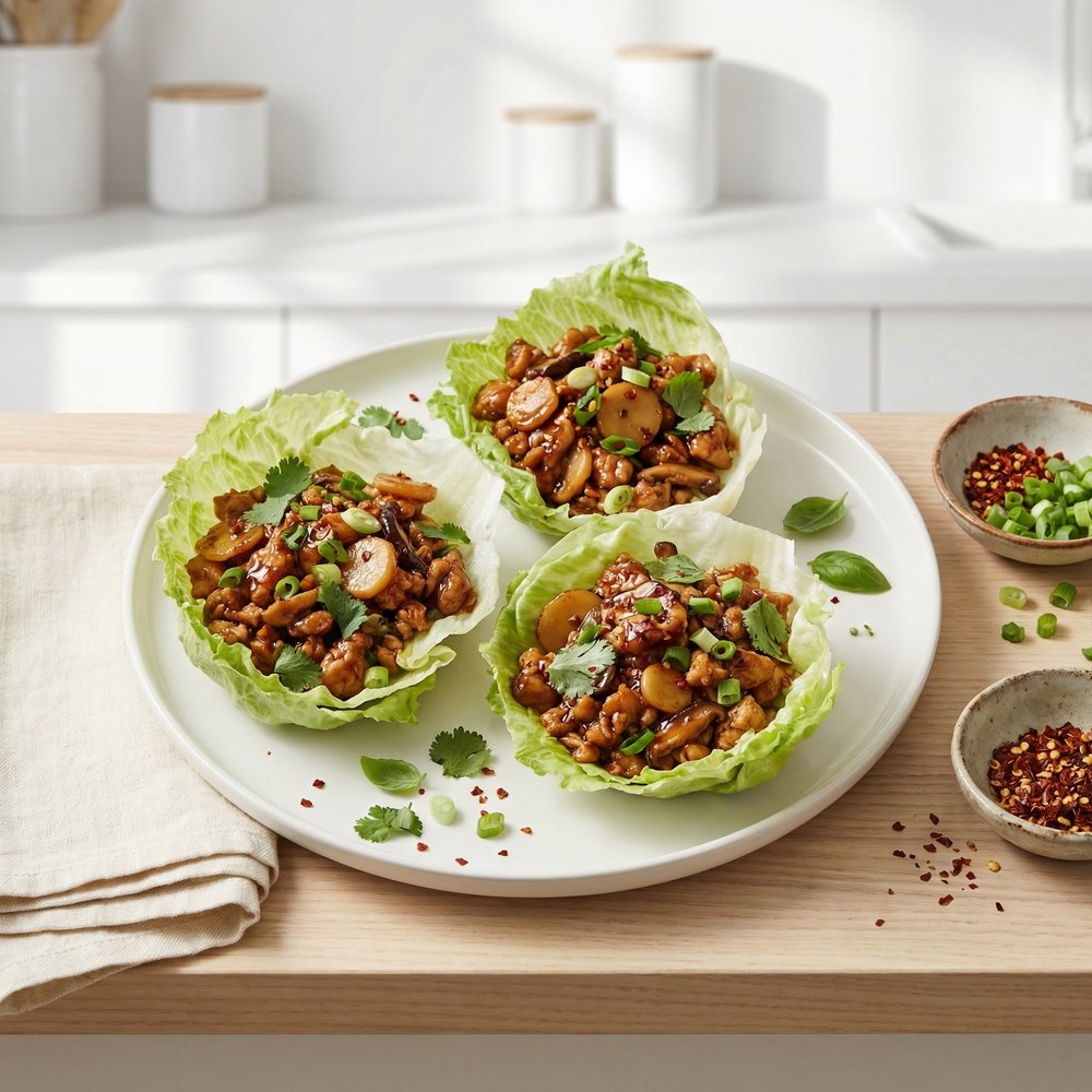 Chef John’s Asian-Style Chicken Lettuce Cups