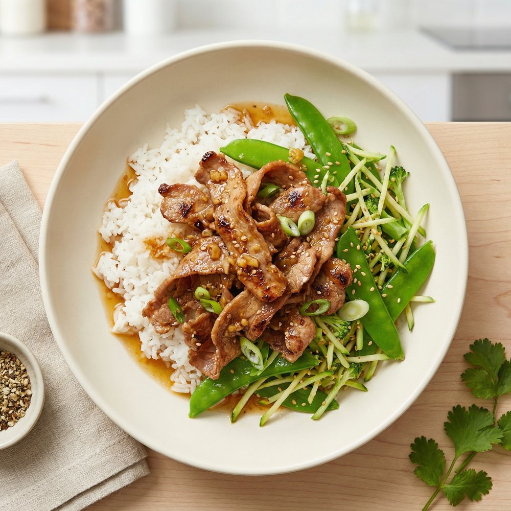 Ginger Pork and Vegetable Stir-fry