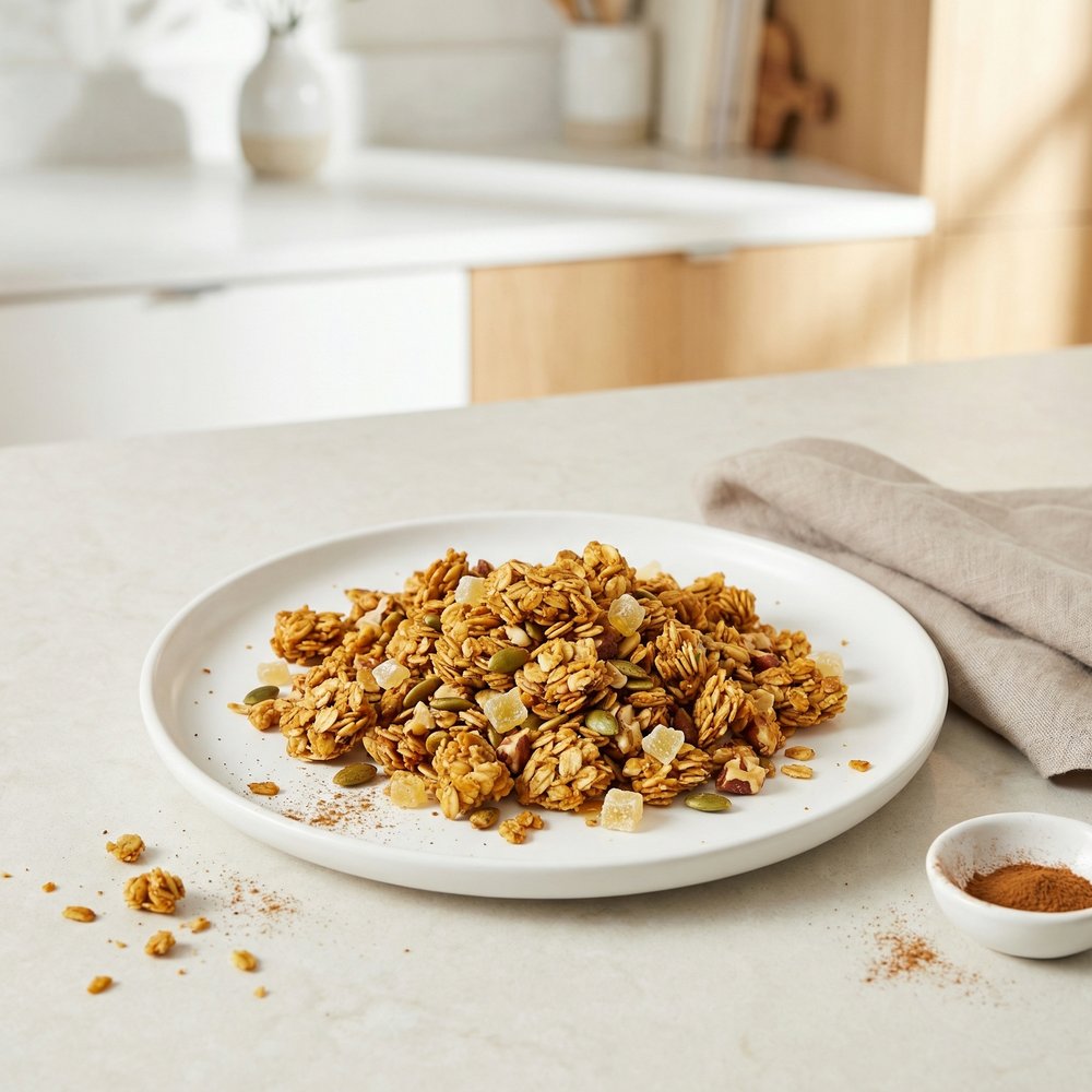 Ginger-Spiced Homemade Granola