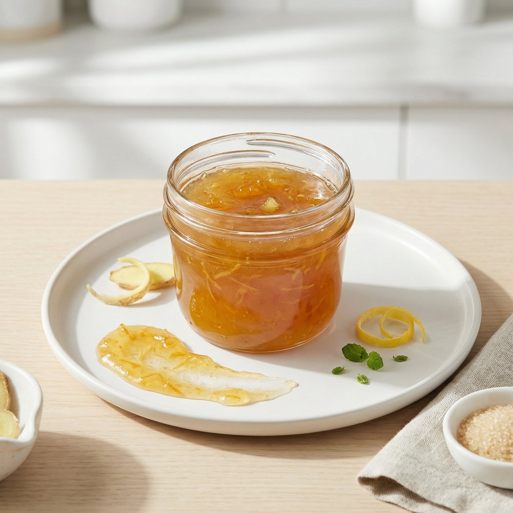 Candied Ginger Marmalade Spread