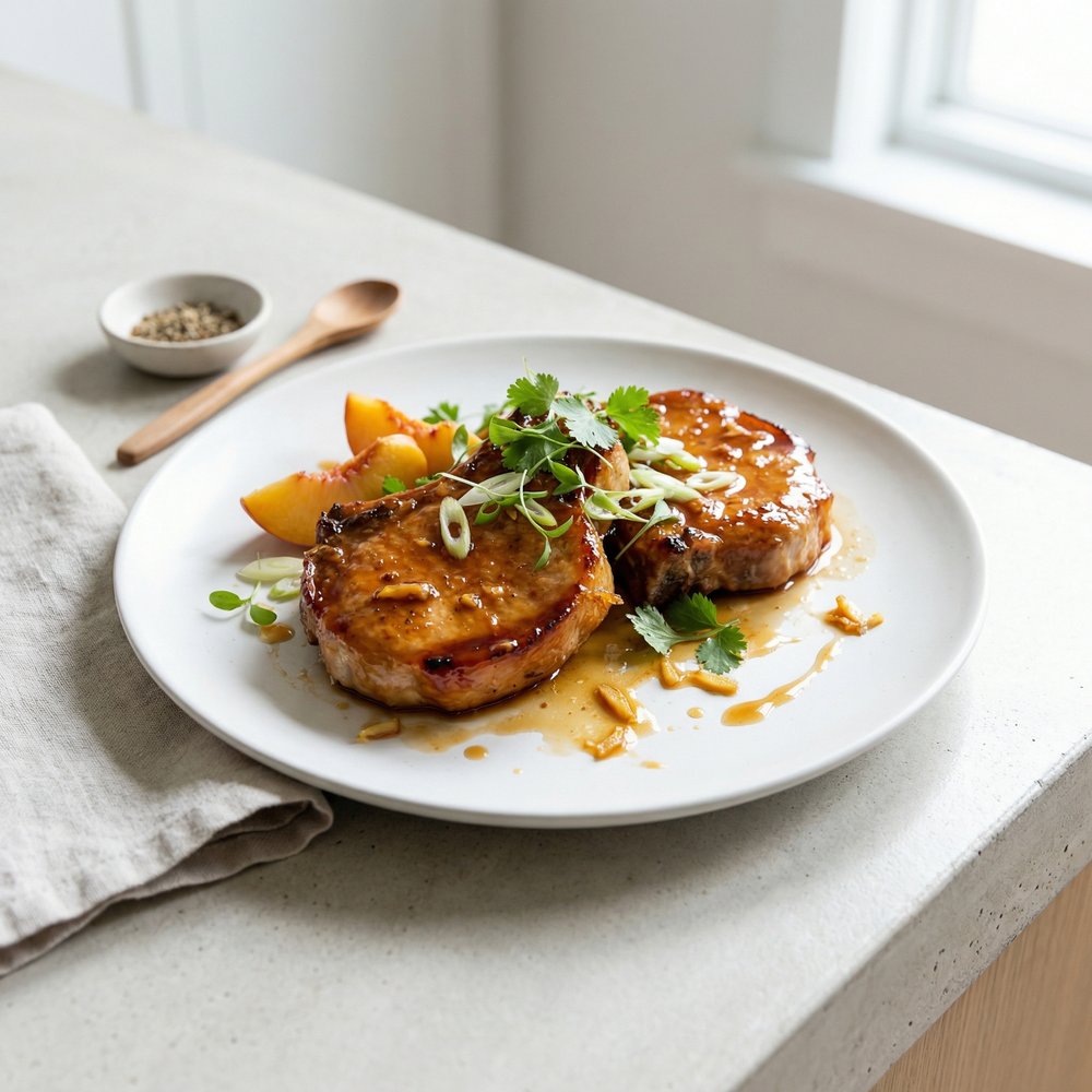 Peachy Pork Chops