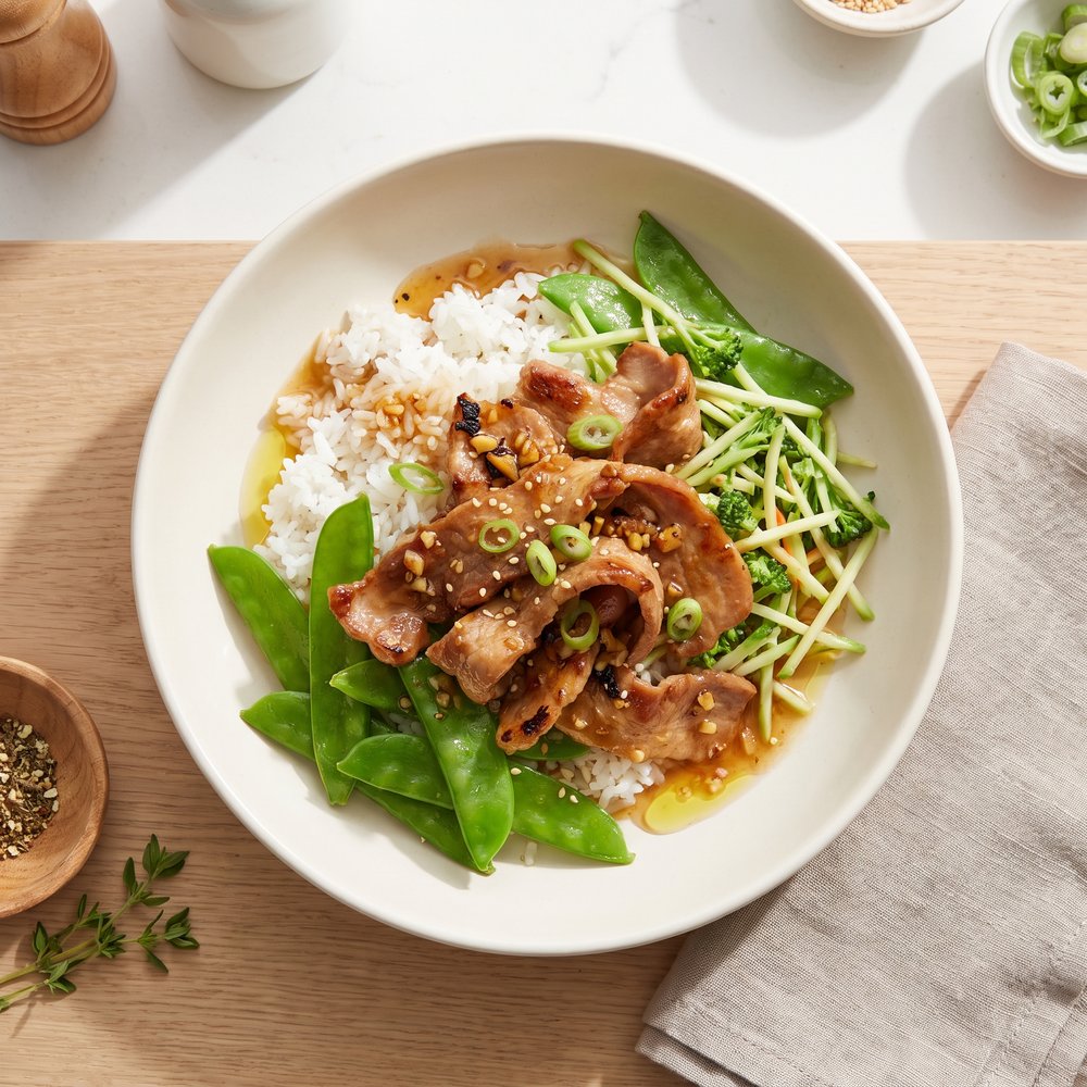 Ginger Pork and Vegetable Stir-fry