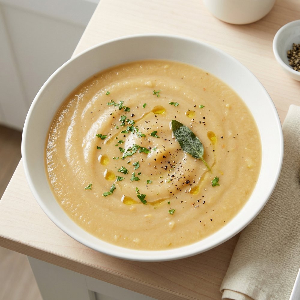 Gingered Apple–Pear Soup