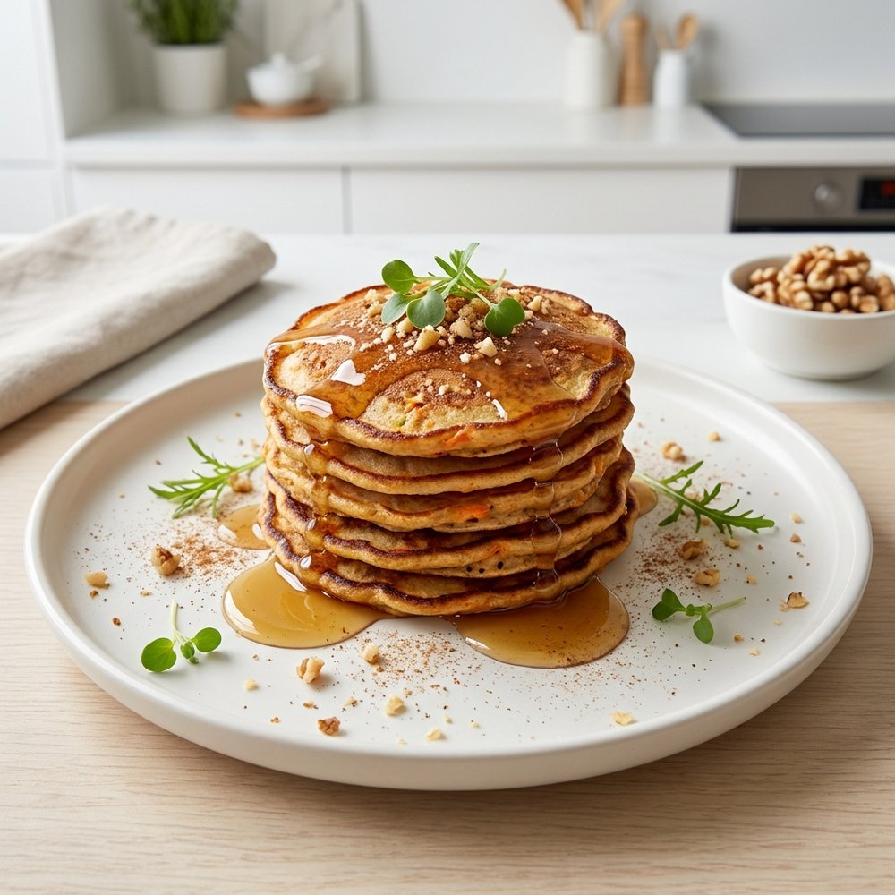 Gluten-Free Heart-Healthy Carrot Pancakes
