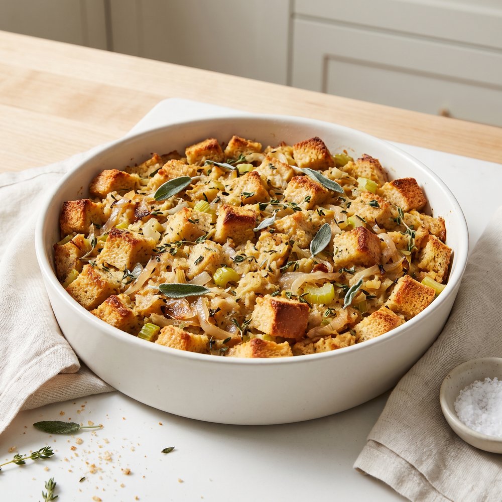 Gluten-Free Thanksgiving Herb Stuffing