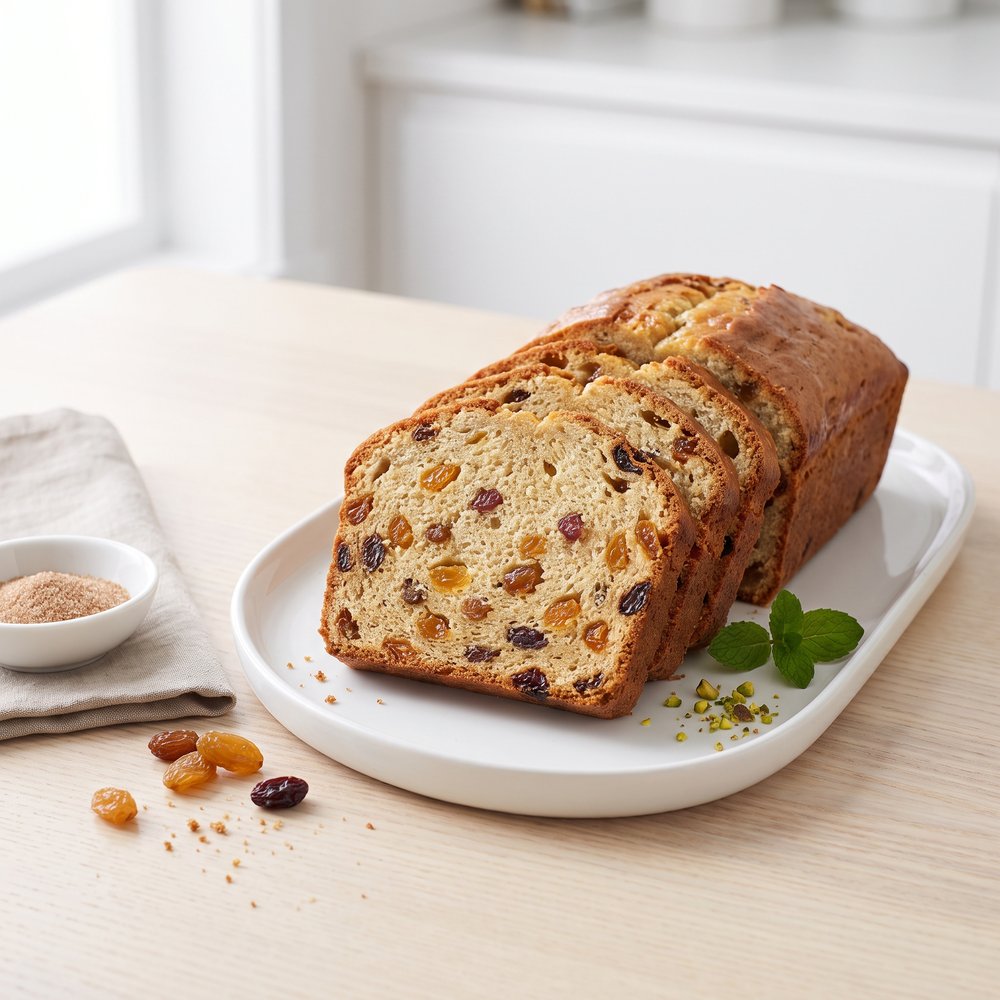 Golden-and-Dark Raisin Tea Loaf