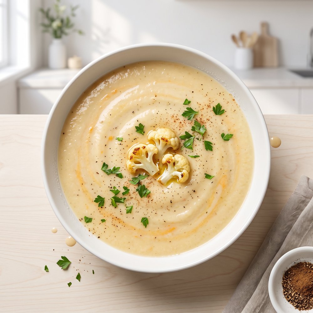 Golden Dairy-Free Cauliflower Bisque