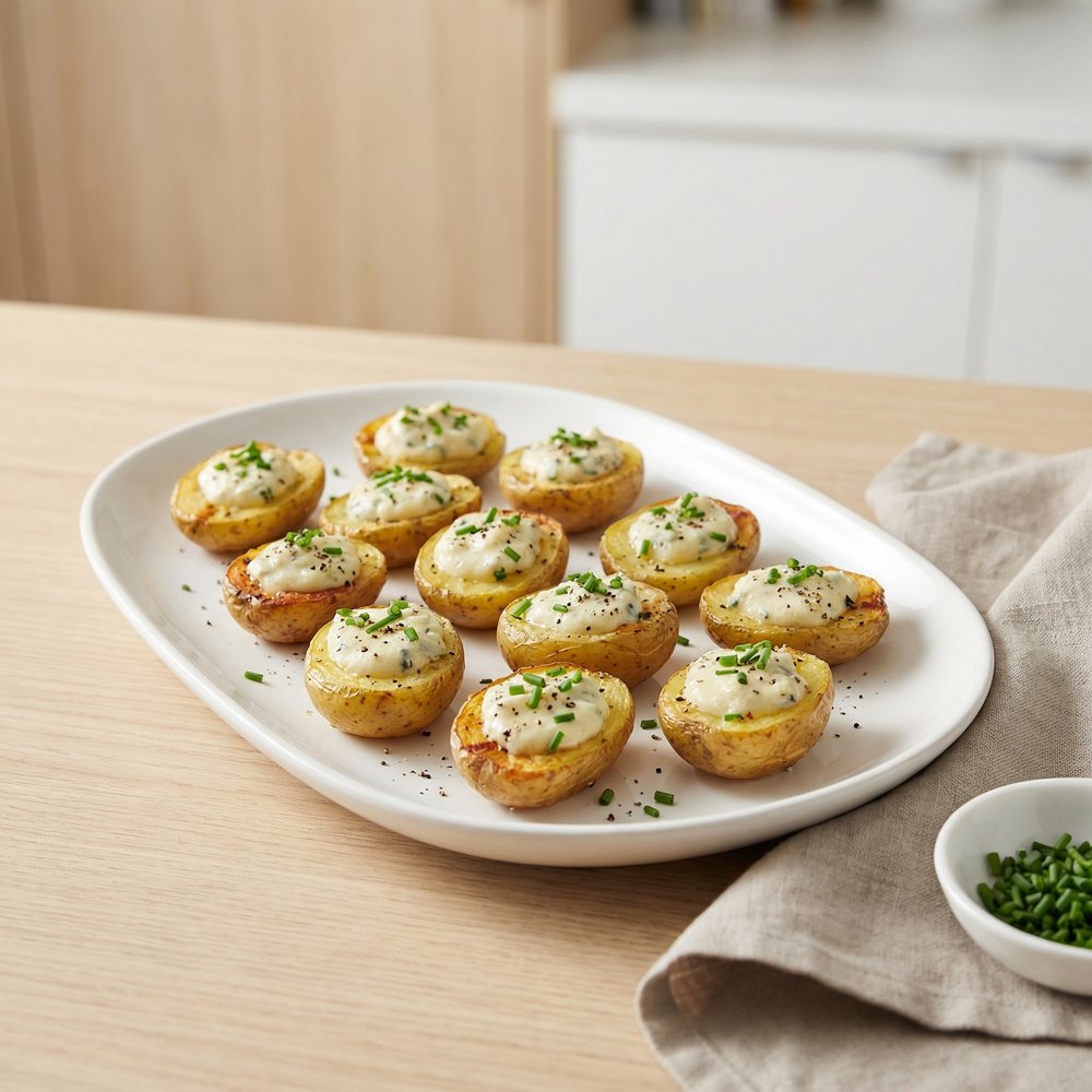 Mini Potatoes Filled with Gorgonzola