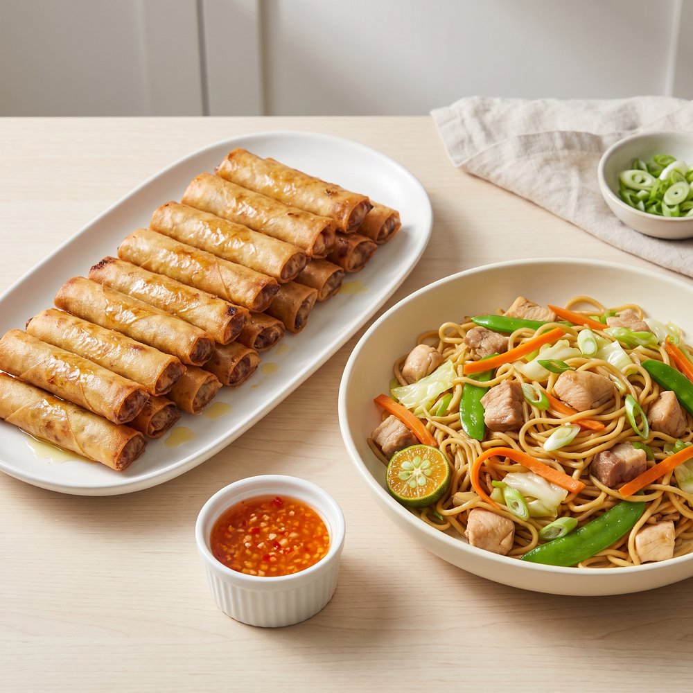 Grandma Nena's Lumpia and Pancit