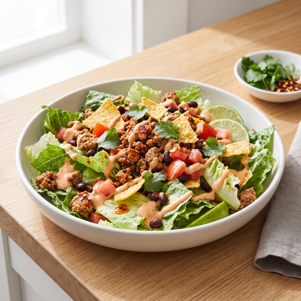 Grandma's Easy Turkey Taco Salad