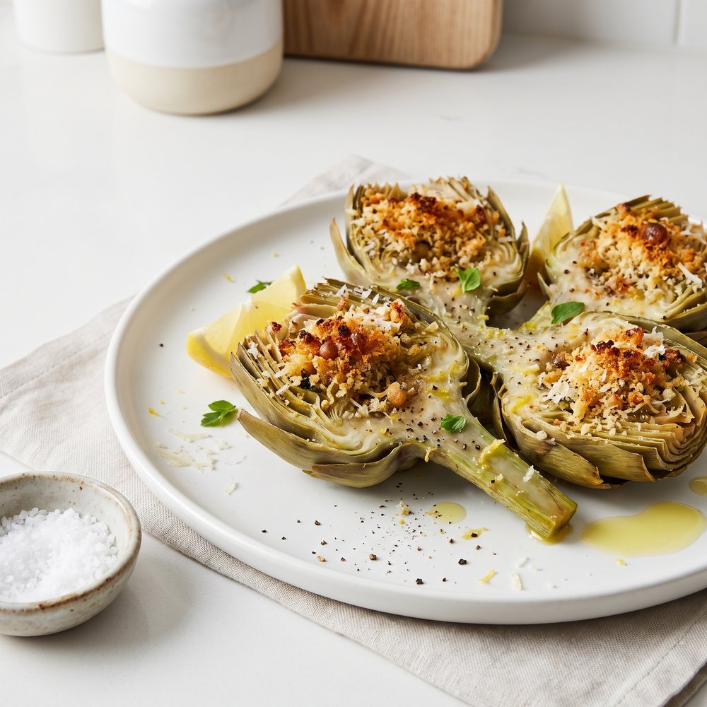 Gratin of Artichoke Hearts