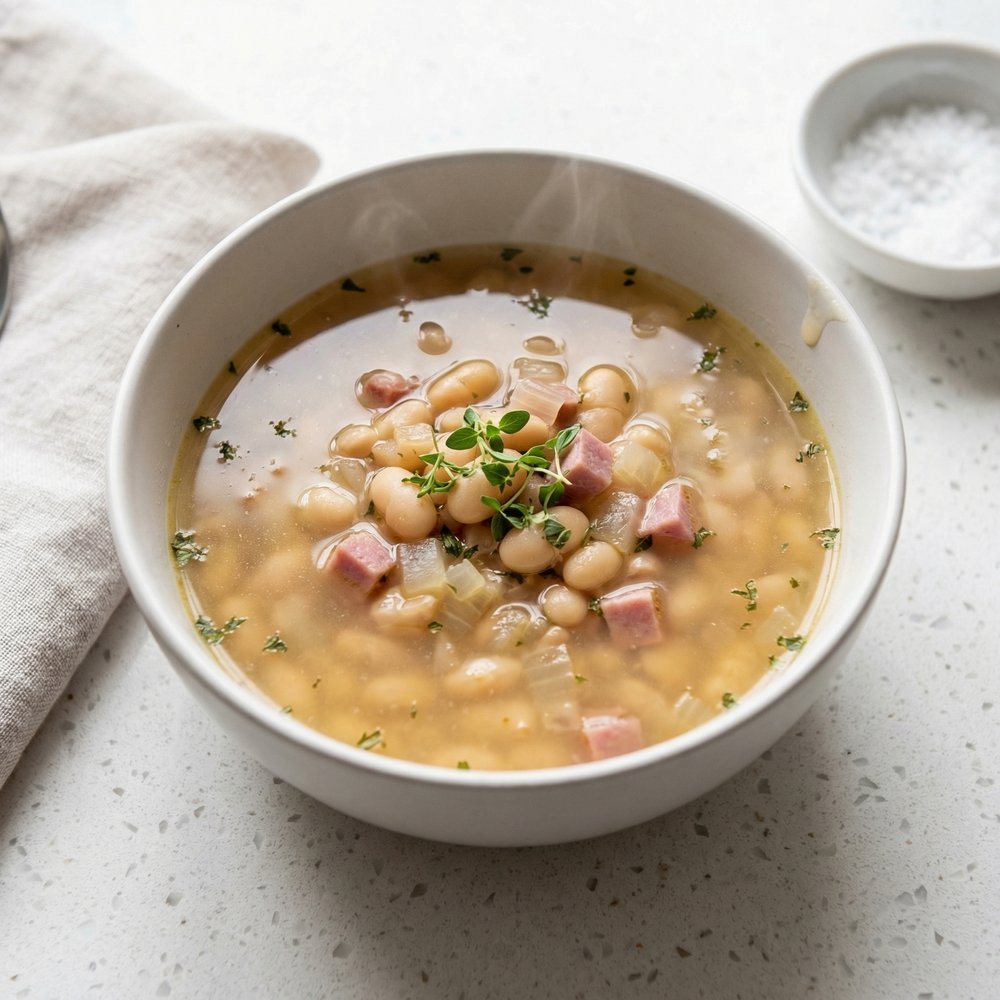 Hearty Ham with Great Northern Beans