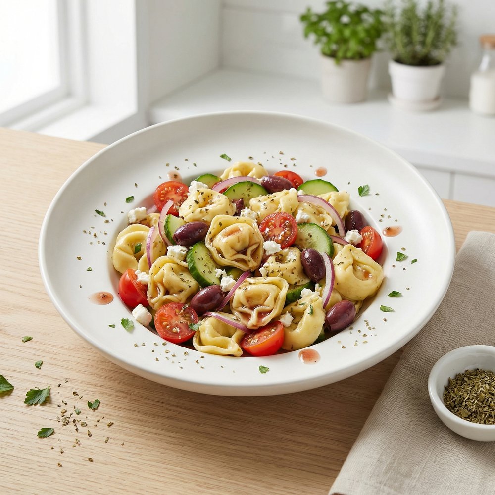 Mediterranean Tortellini Pasta Salad