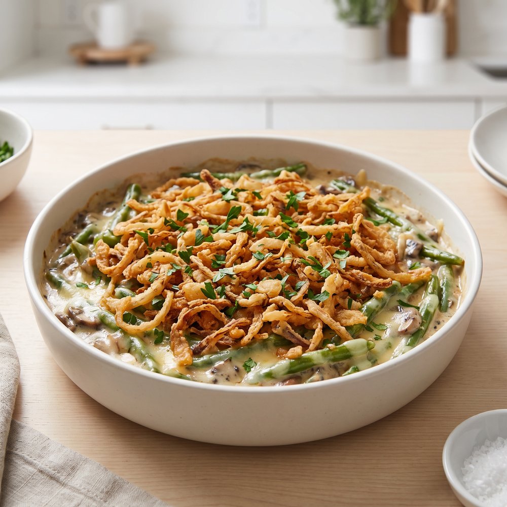 Green Bean Casserole with Frozen Green Beans