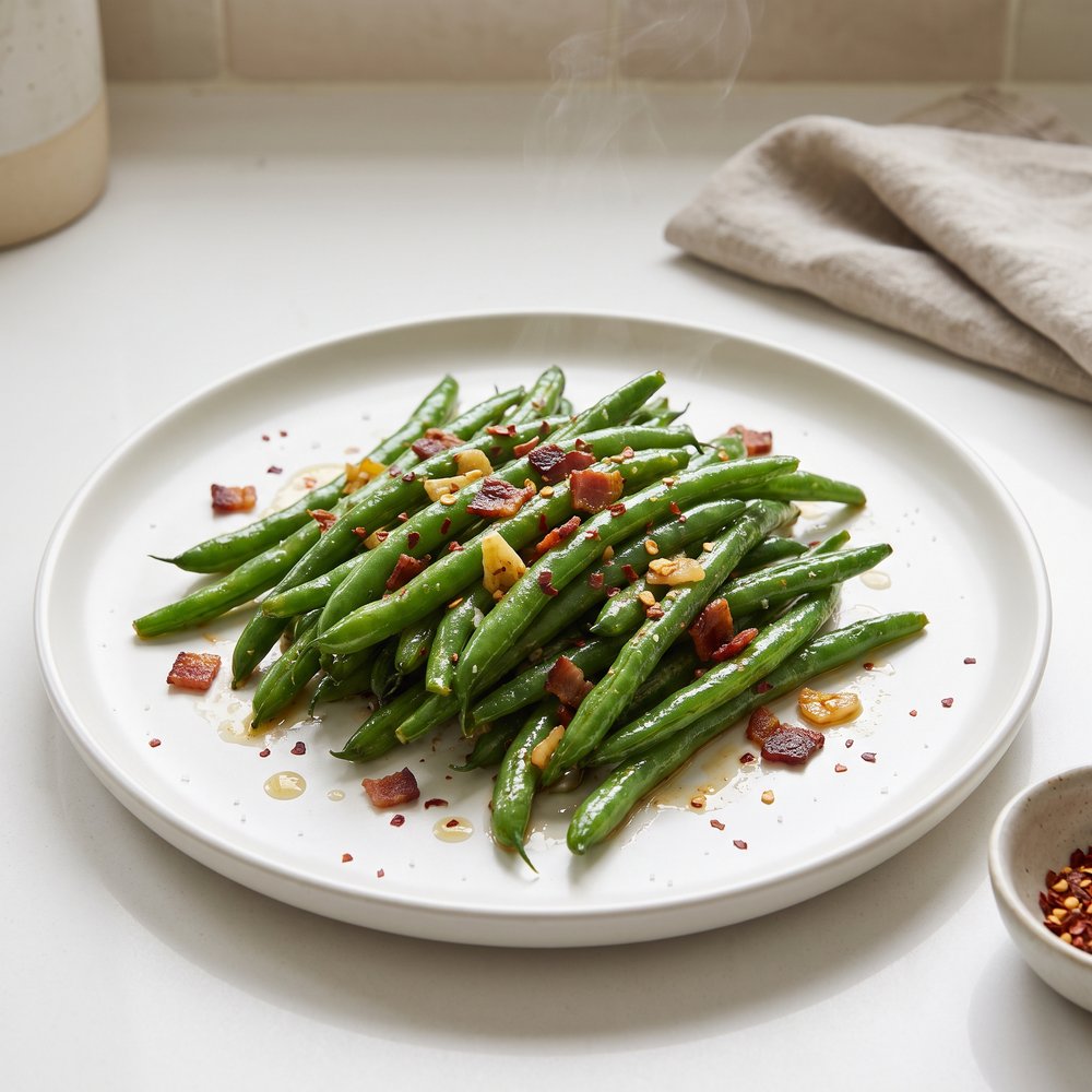Green Bean and Bacon Saute